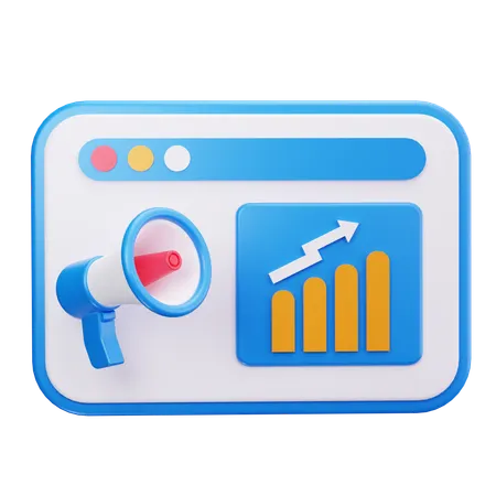 Web Traffic  3D Icon