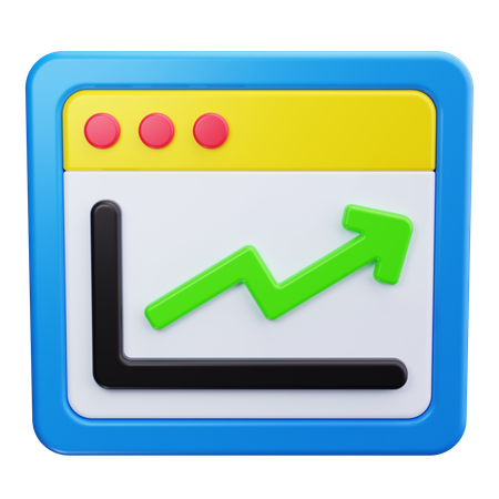 Web Traffic  3D Icon