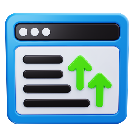 Web Traffic  3D Icon