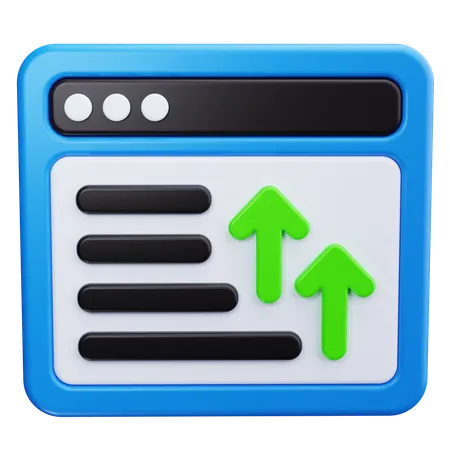 Web Traffic  3D Icon