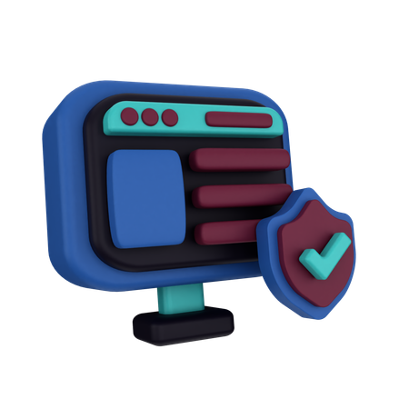 Web Verified  3D Icon