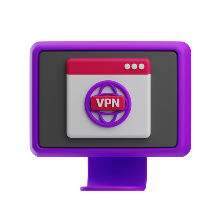 Web Vpn  3D Icon