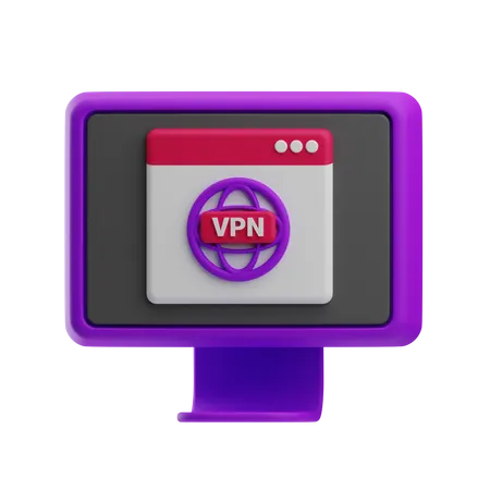 Web Vpn  3D Icon