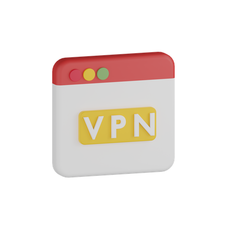 Web Vpn  3D Icon