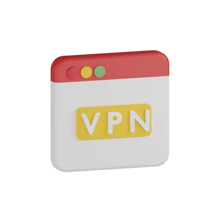 Web Vpn  3D Icon