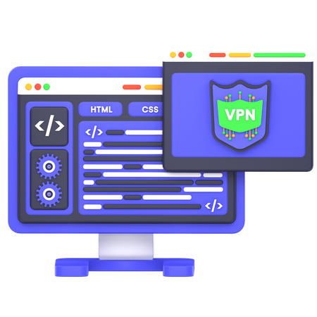 Web Vpn  3D Icon