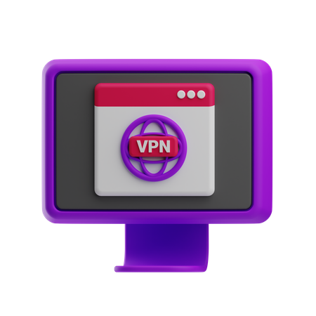 Web Vpn 3D Icon
