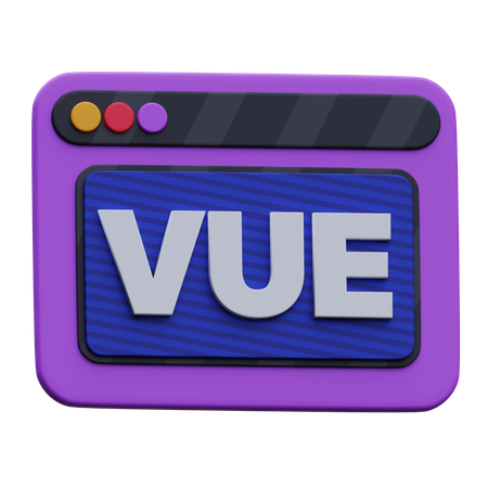 Web Vue  3D Icon