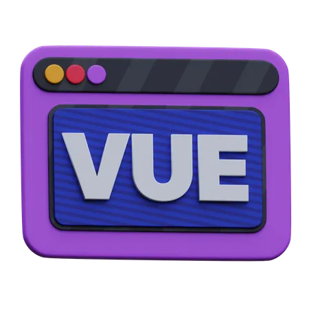 Web Vue  3D Icon