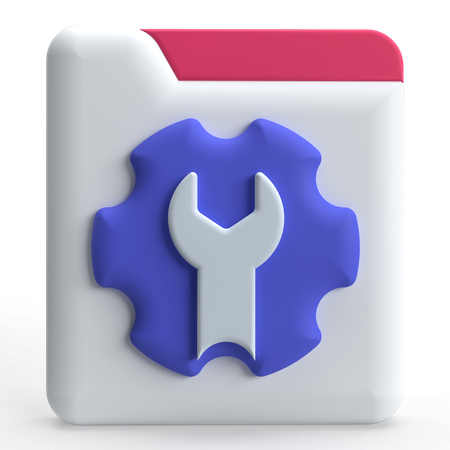 Web-Wartung  3D Icon