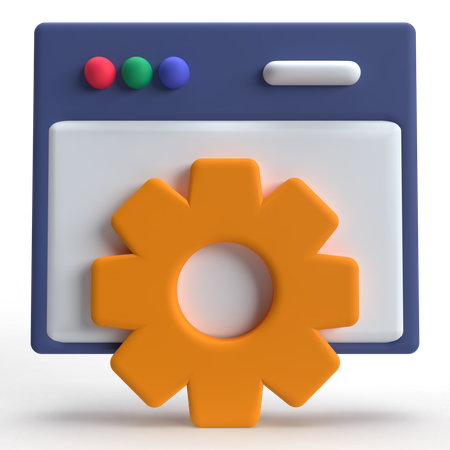 Web-Wartung  3D Icon