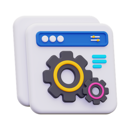 Web-Wartung  3D Icon
