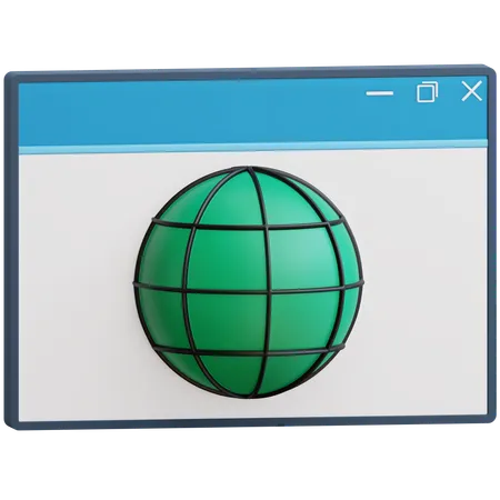 Webbrowser  3D Icon