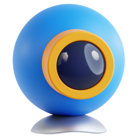 Câmera web  3D Icon