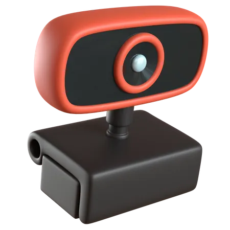 3 D Illustration Of Webcam With Different Angle 3 D Rendering On Transparant Background 3D Icon