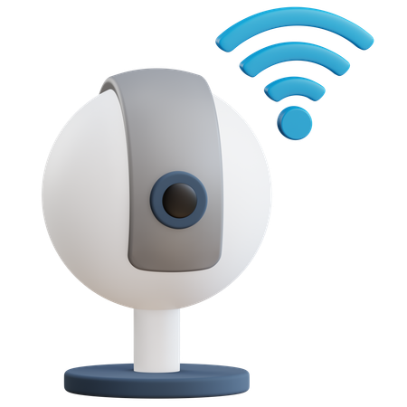 Webcam intelligente  3D Icon