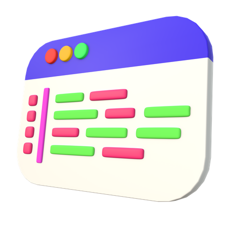 Webcode  3D Icon