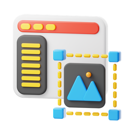 Designer de Web  3D Icon