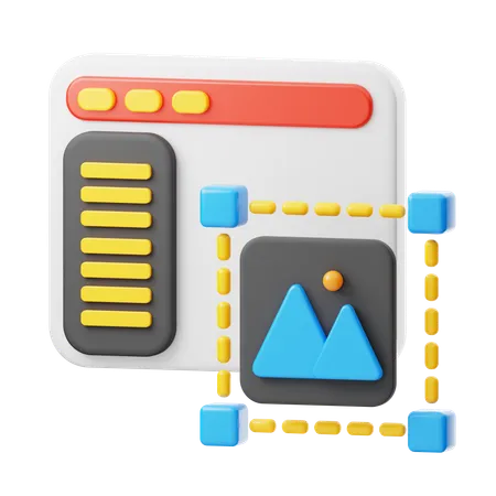 Designer de Web  3D Icon