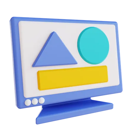 Designer de Web  3D Icon