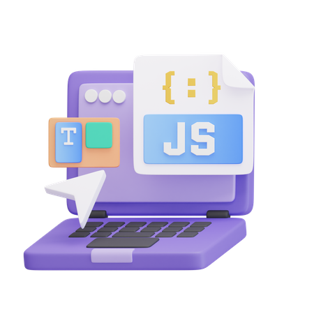 Webdesign Programmierung Javascript Editor  3D Icon