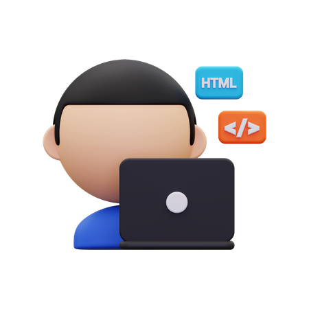 Web-Entwickler  3D Icon