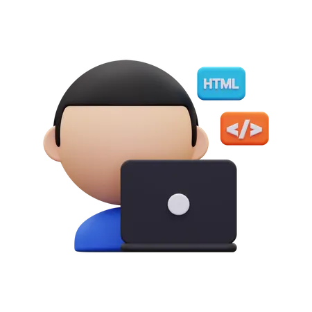 Web-Entwickler  3D Icon