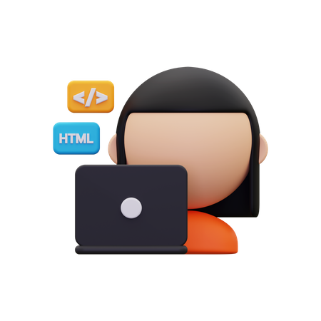 Web-Entwickler  3D Icon