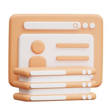 Web-Hosting  3D Icon