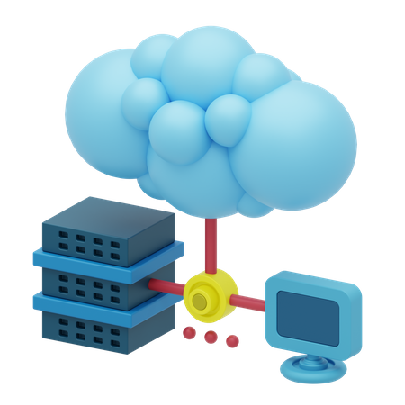 Web-Hosting  3D Icon