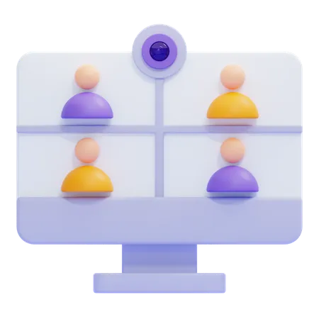 Webinar  3D Icon