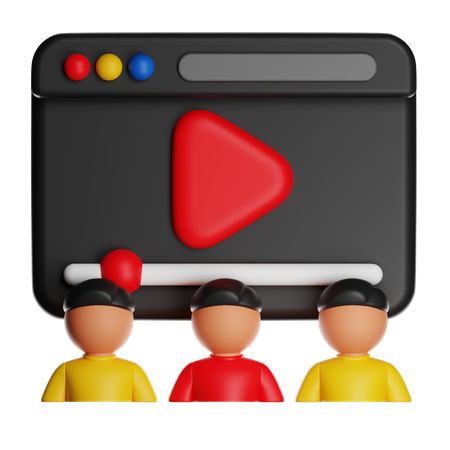 Webinar  3D Icon