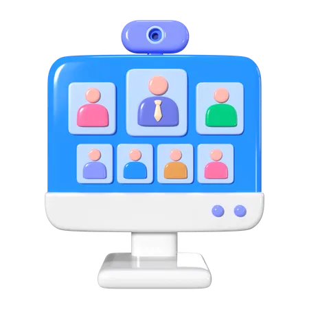 Webinar  3D Icon