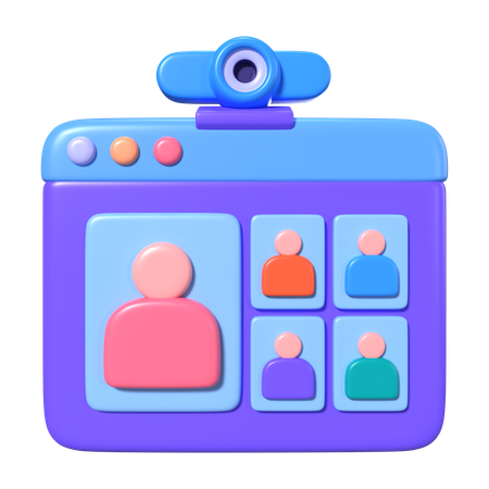 Webinar  3D Icon