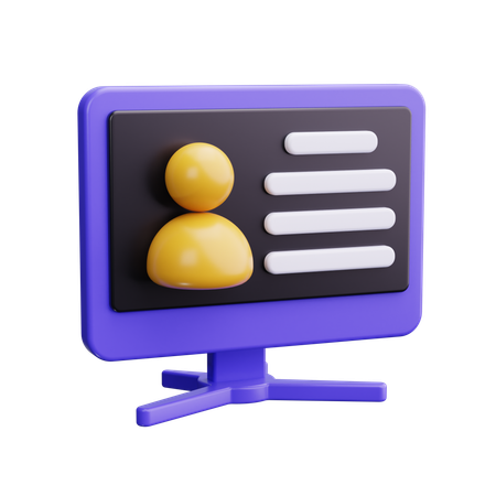 Webinar  3D Icon