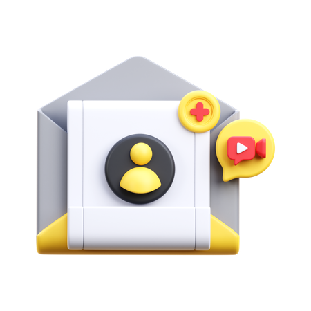 Webinar Invitation  3D Icon