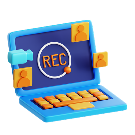 Webinar Recording  3D Icon