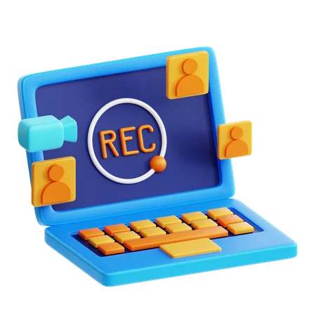 Webinar Recording  3D Icon