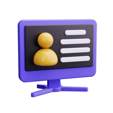 Webinário  3D Icon