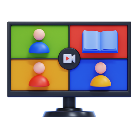 Webinário  3D Icon