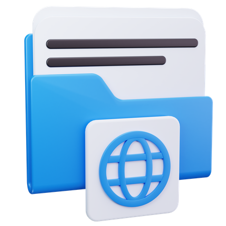 Webordner  3D Icon