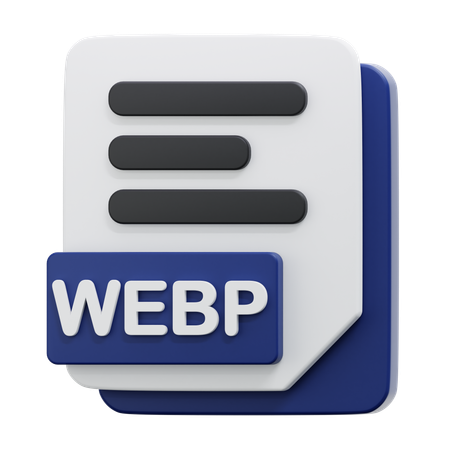 WEBP FILE  3D Icon