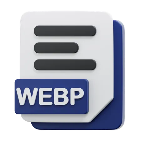 WEBP FILE  3D Icon