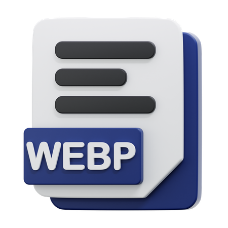 WEBP FILE  3D Icon