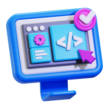 Webprogrammierer  3D Icon