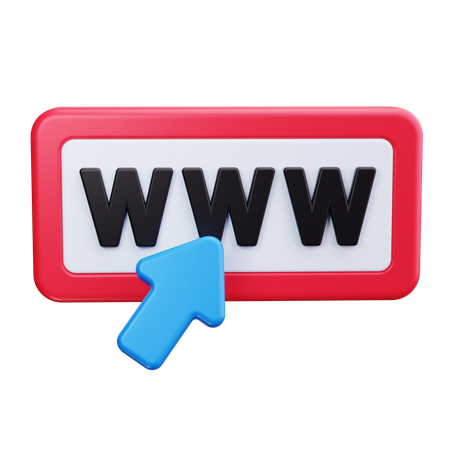 Webseite  3D Icon