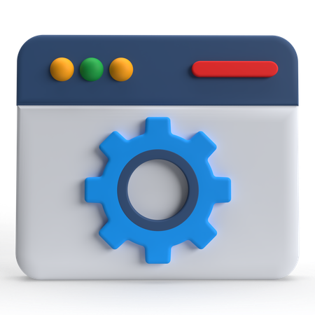 Webseiteneinstellung  3D Icon