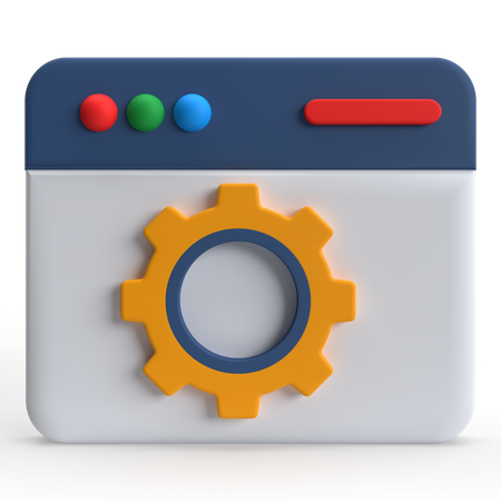 Webseiteneinstellung  3D Icon