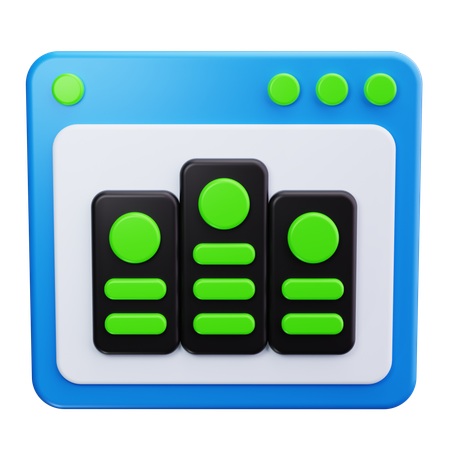 Webserver  3D Icon