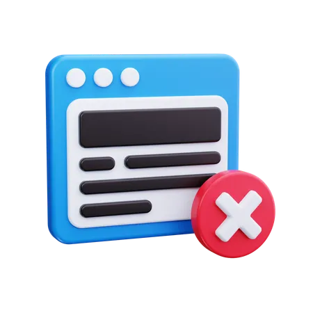 Webseite  3D Icon